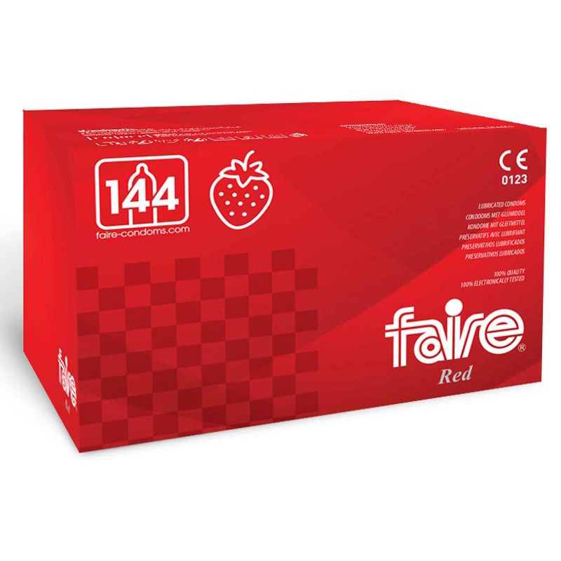 Condones Faire Romance Rojo Fresa